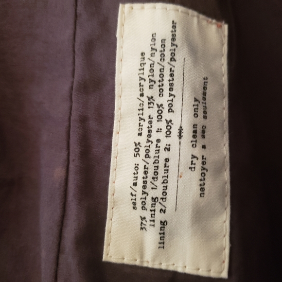 Cartonnier Anthropologie Rust Blazer Jacket SzL Burnt Orange Rust 2 flap pockets - Picture 7 of 13